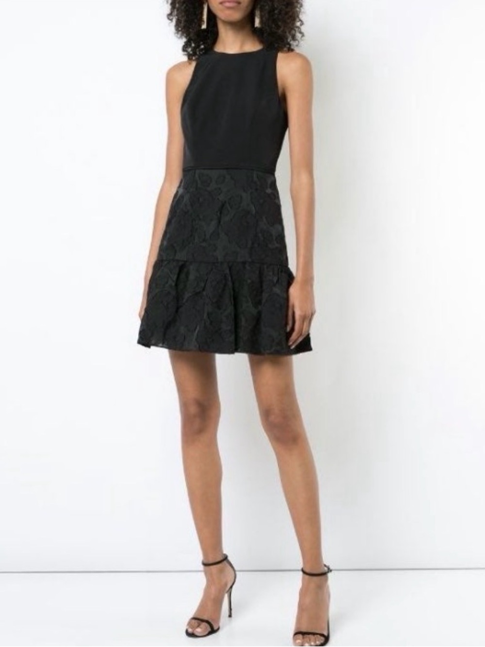 Aidan Mattox crepe and jacquard dress Size 6
